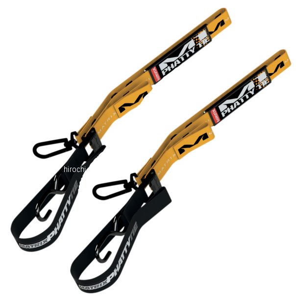 マトリックスコンセプト Matrix Concepts 幅1.5インチ(38mm)x69インチ(1753mm) タイダウン オレンジ/黒 (左右ペア)