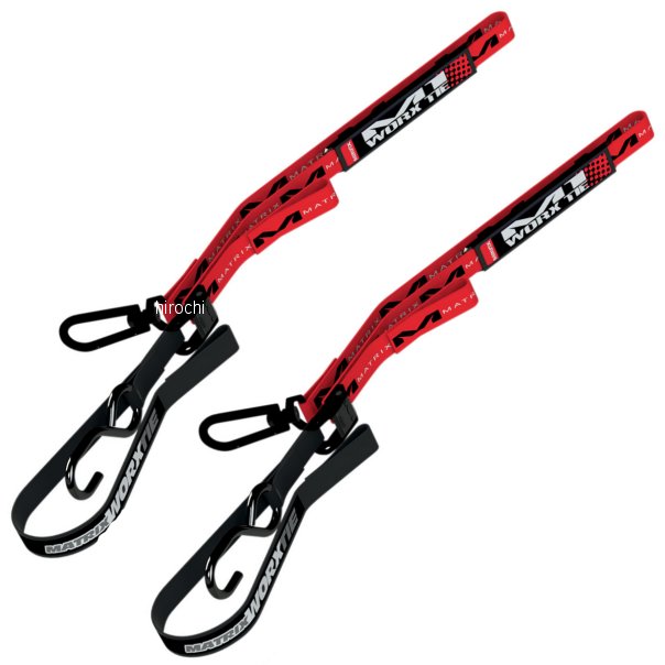 マトリックスコンセプト Matrix Concepts 幅1インチ(25mm)x69インチ(1753mm) タイダウン オレンジ/黒 (左右ペア)