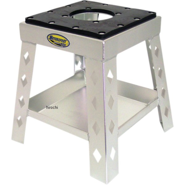 s MX バイクスタンド ミニ、スーパーモト オイル穴有 アルミ シルバー