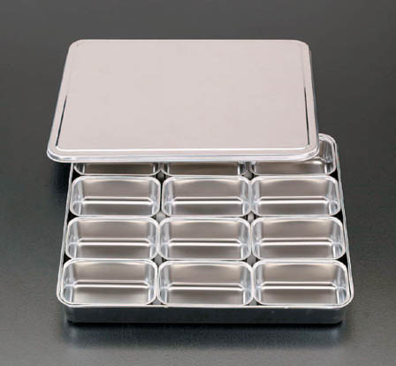 340x300x 40mm パーツケース(ステンレス製/12個)