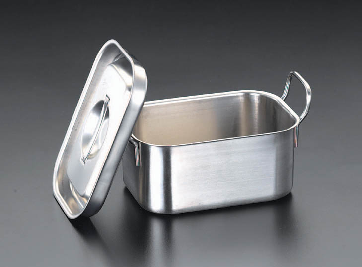 165x116x75mm ふた付BOX(ステンレス製)