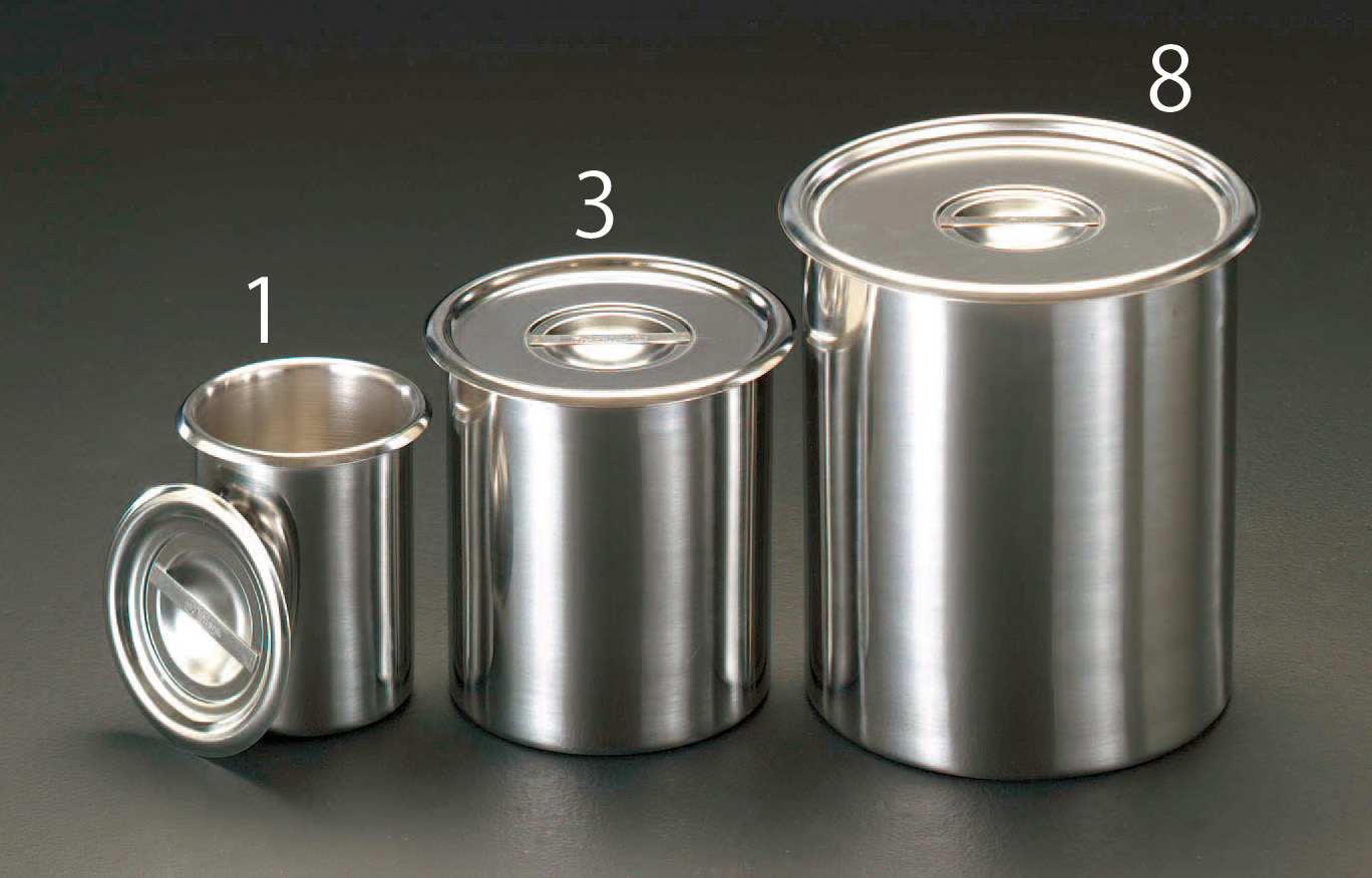 φ102x146mm/1L ポット(ステンレス製)