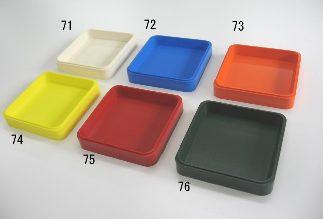 70x70mm/黄 角 パーツトレー