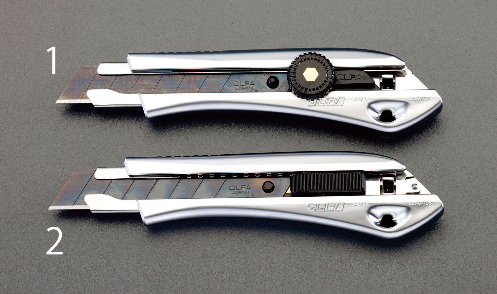 156mm カッターナイフ(超鋭角刃/ラバーグリップ)