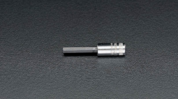1/4"sqx 9/64"/55mm HEX ビットソケット