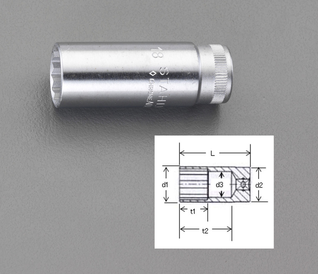 3/8"sqx 8mm ソケット