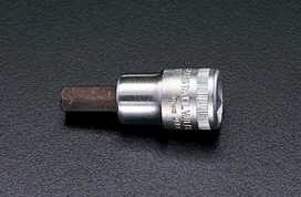 3/8"sqx 1/4" HEX ビットソケット