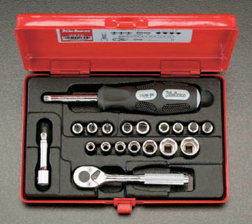 1/4"sq ソケットレンチセット