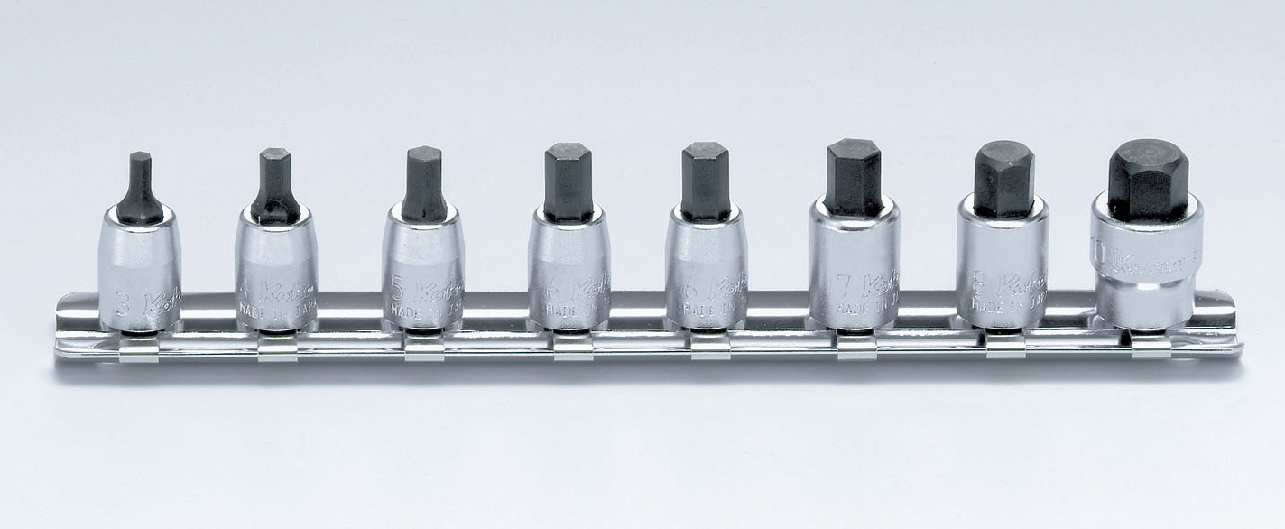 1/4"sq IN HEX ソケットセット