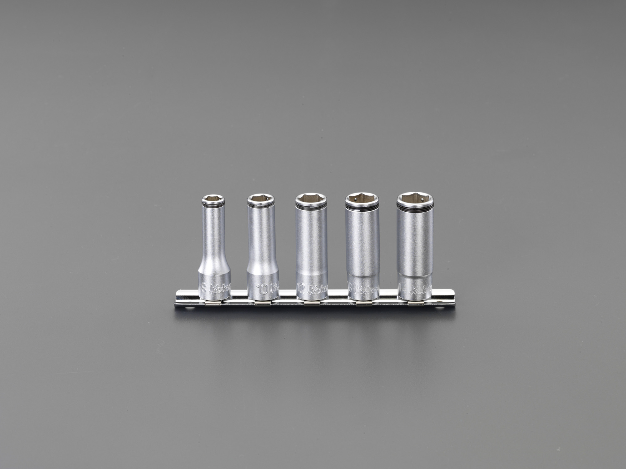 3/8"sq ナットグリップディープソケットセット