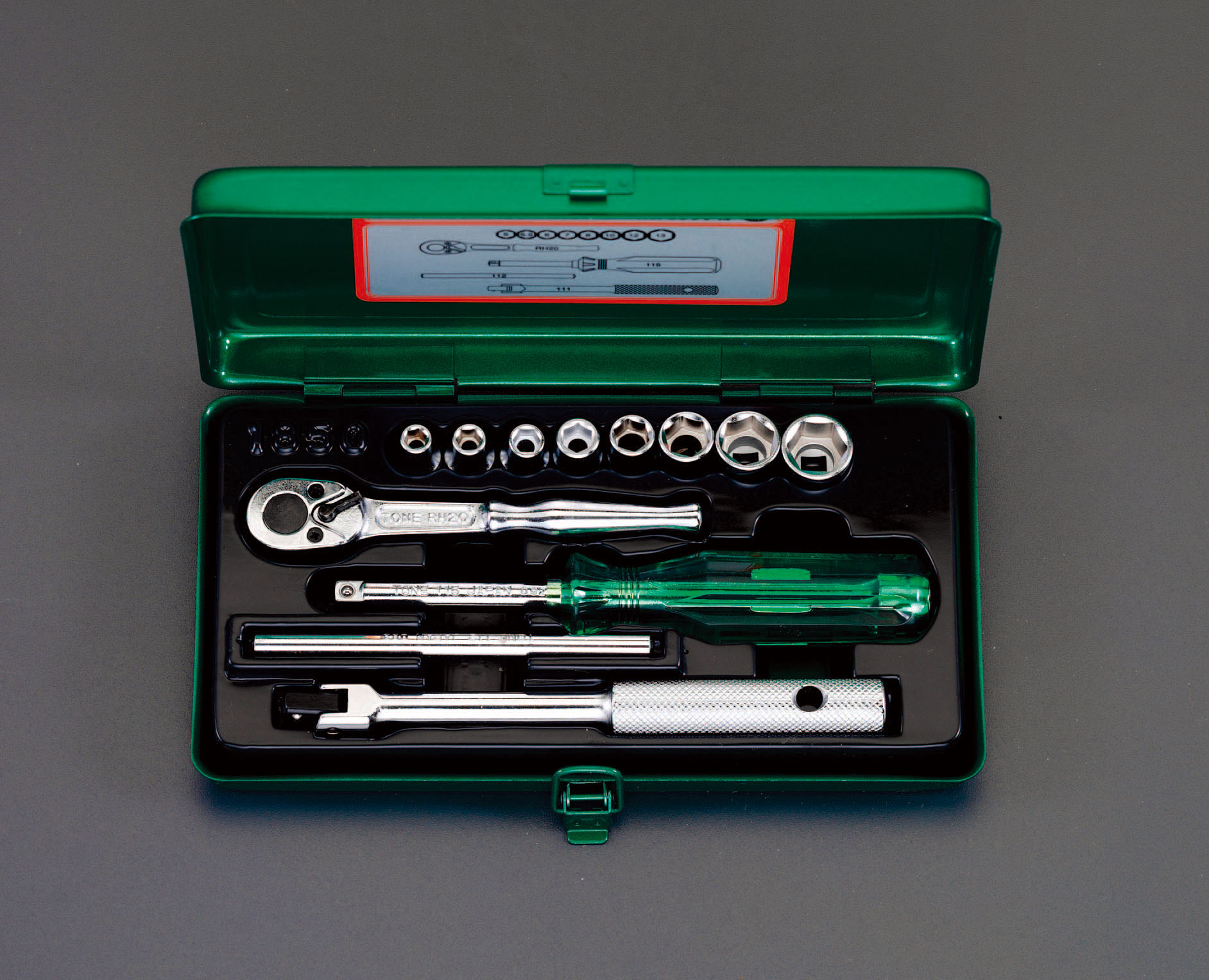 1/4"sq ソケットレンチセット