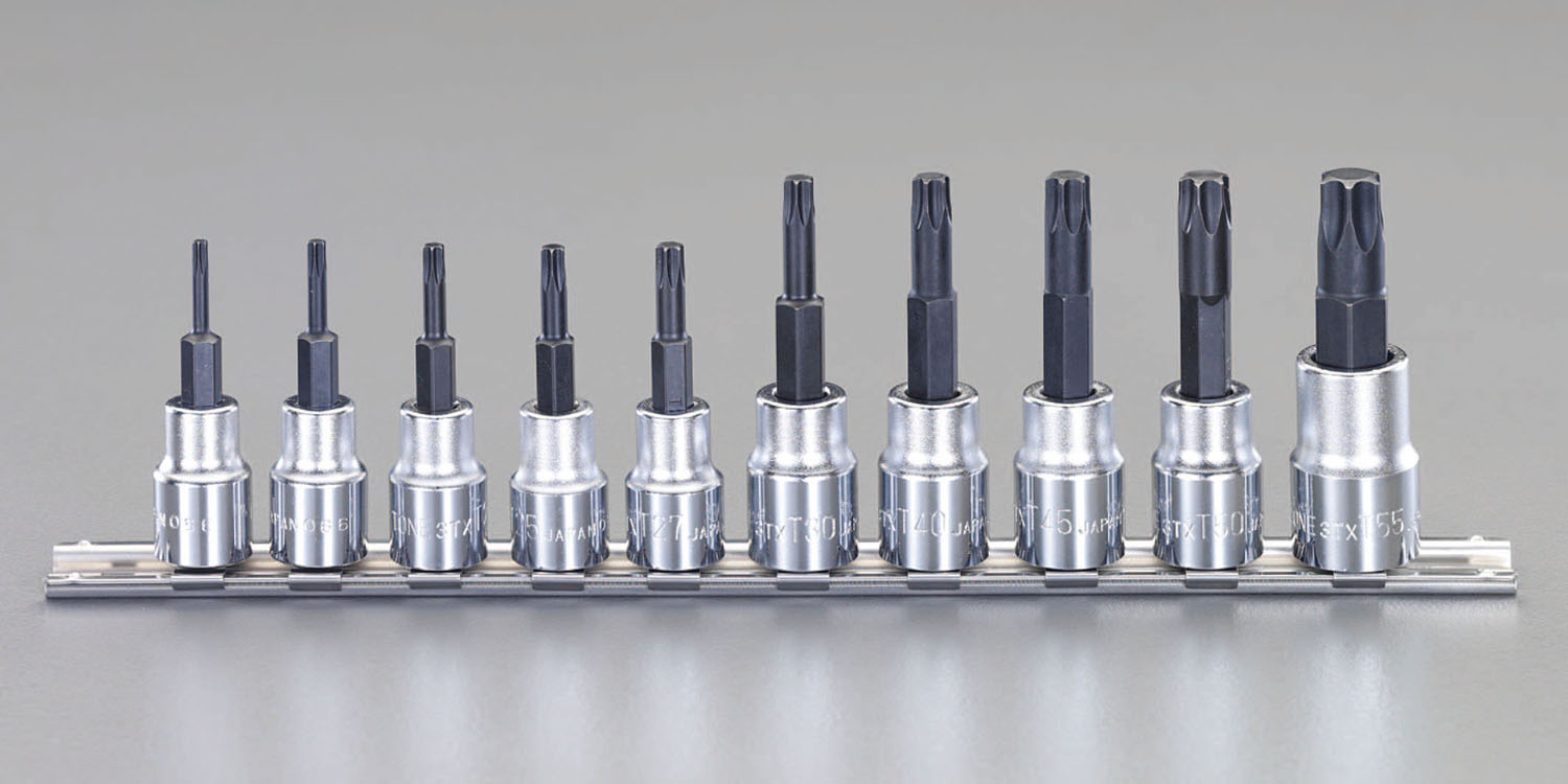 3/8"sq トルクスビットソケットセット