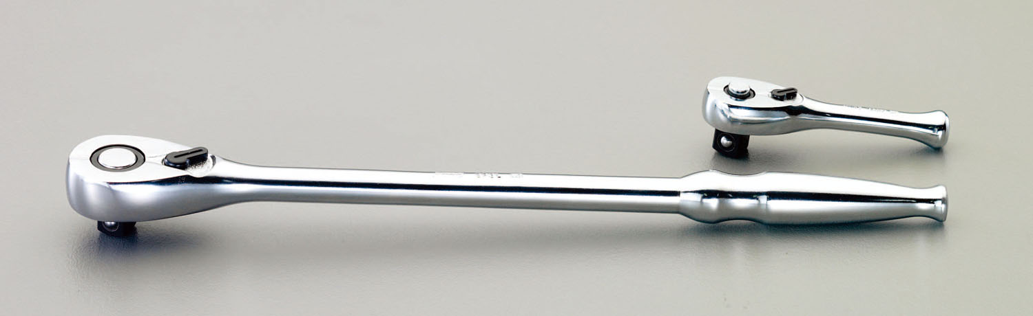 3/8"sqx80mm ショートラチェットハンドル