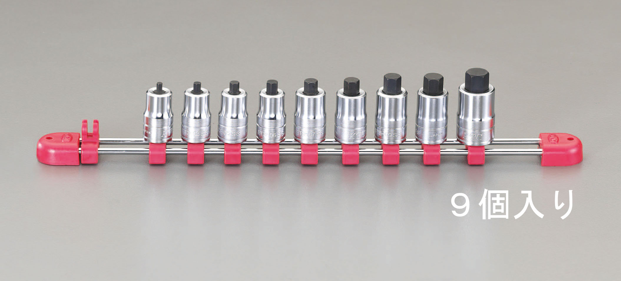 3/8"sq スタビーヘックスビットソケットセット