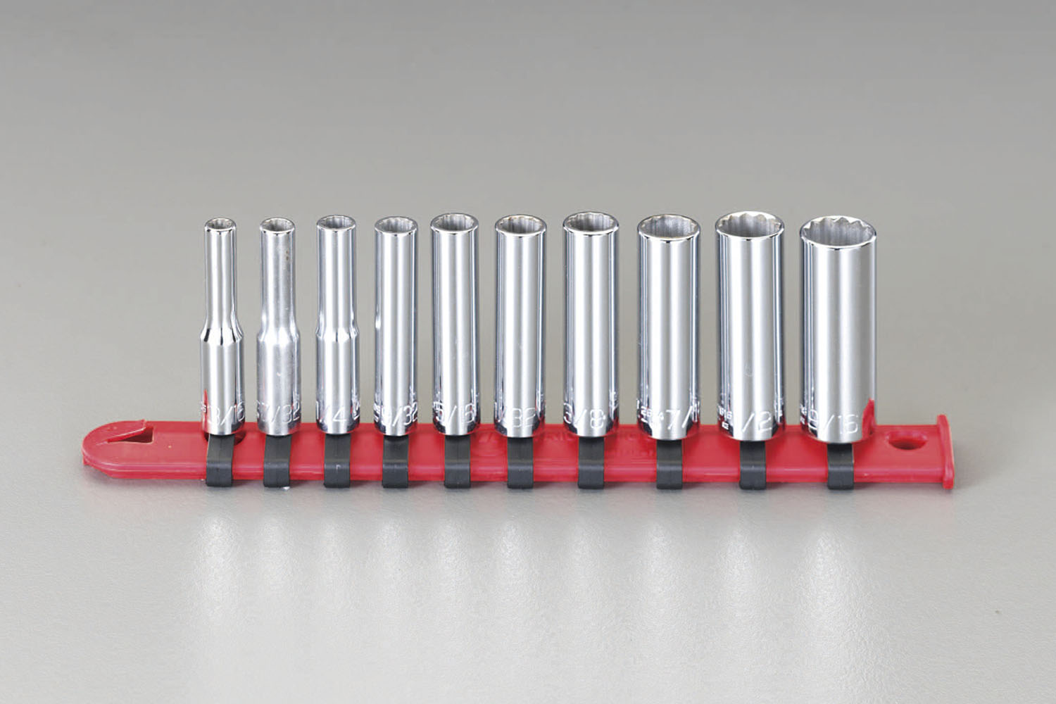 1/4"sq ディープソケットセット(インチサイズ)