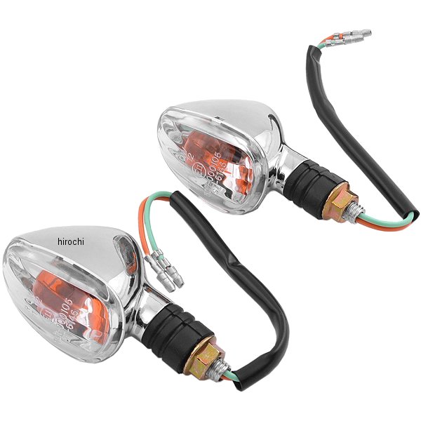 ストリームライン リア ウインカーキット/メッキ/XR50・100モタード/XR50・100Motard