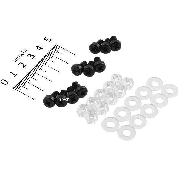 ポリカーボネートスクリーンビス M5x10mm 10個入り