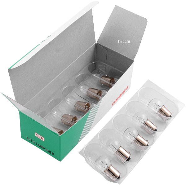 ノーマルバルブ 12V10W ウインカー球 (クリア) 1箱 (10個入り)