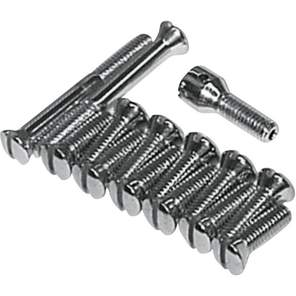 Machine トランスミッション トップ カバー スクリューキット 56年-64年 クローム