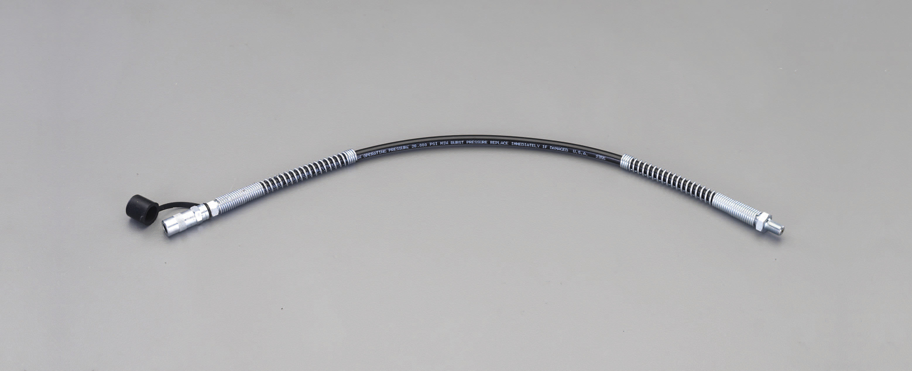 3/8"-32UNEFx450mm フレキホース(グリースガン用)