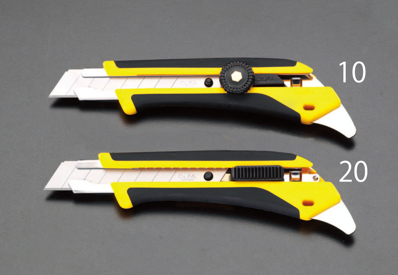 165mm カッターナイフ(ネジロック式/ソフトグリップ)