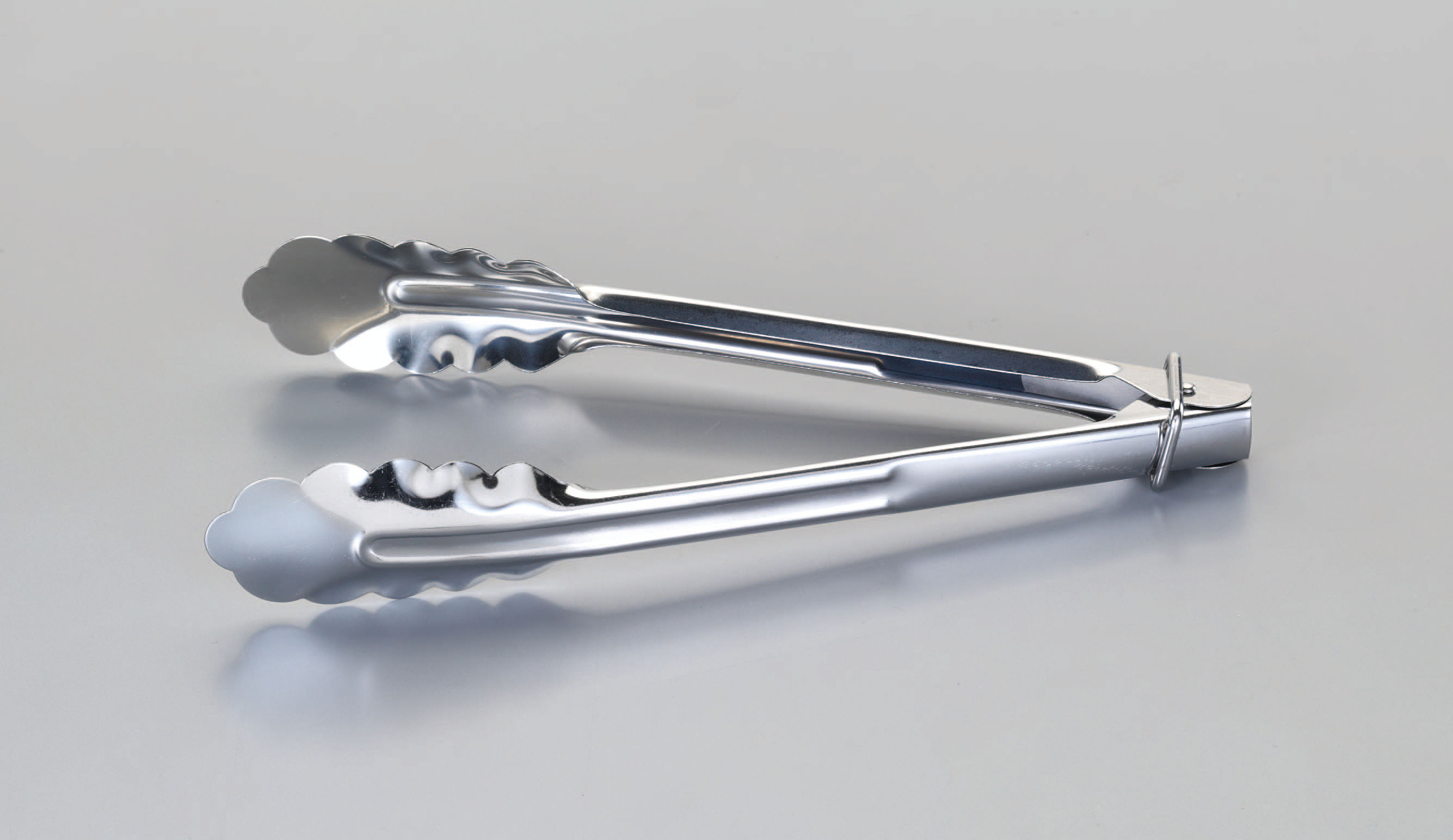 240mm リング付トング(ステンレス製)