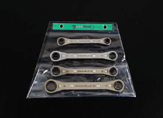 4本組 ミリサイズ ラチェットメガネレンチ