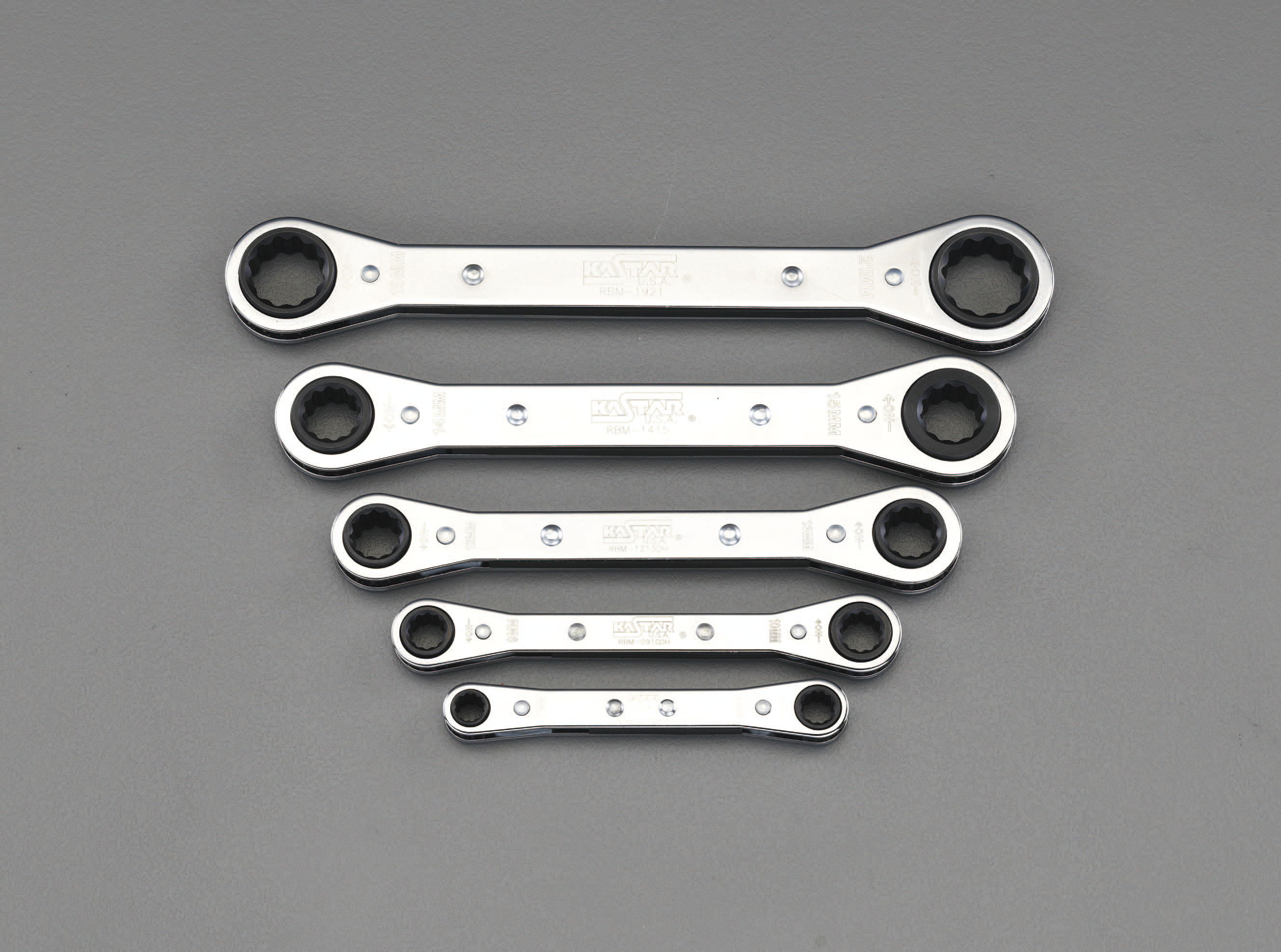 5本組 ラチェットメガネレンチ