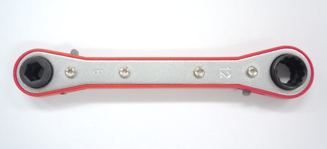 6x 8-10x12mm 4サイズラチェットレンチ