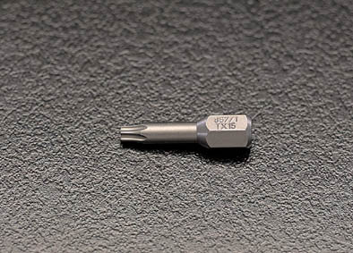 T15x25mm Torx ドライバービット(TORSION)