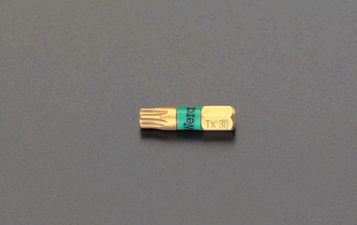 T30x25mm Torx ドライバービット(ダイヤモンド付)