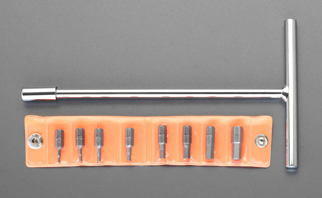 8本組 Hex ビット(150mmT型ビットホルダー付)