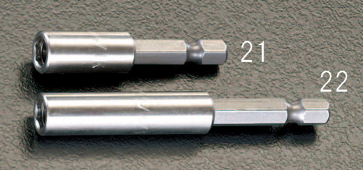 1/4"Hex/50mm ビットホルダー(M付)