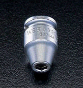 1/4"Hex-3/8"sq ビットアダプター