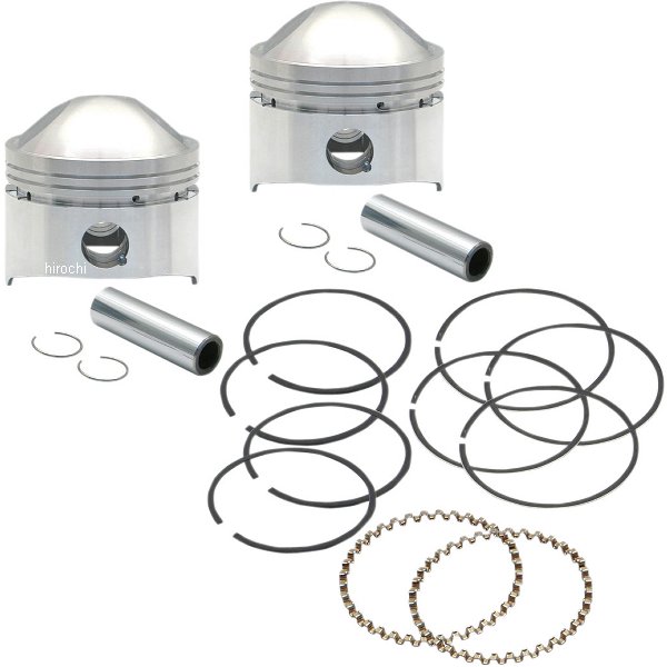 ピストンキット 74"ハーレー標準装備 高圧縮 41年-81年 9:1 (スタンダード)