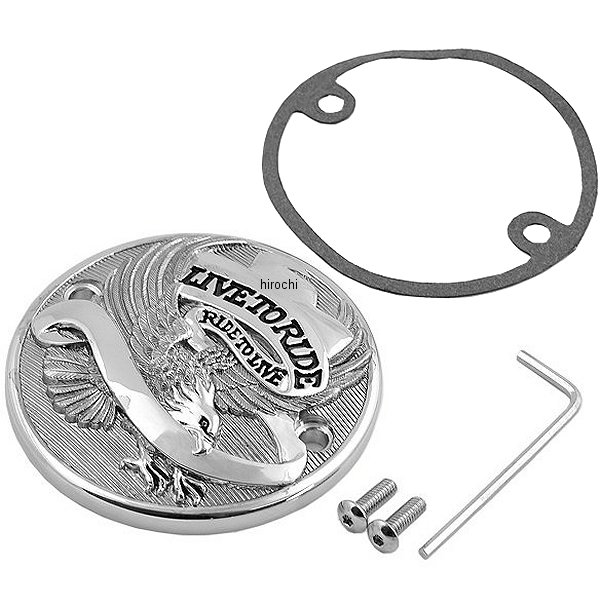 ポイントカバー Live To Ride 04年以降 XL クローム