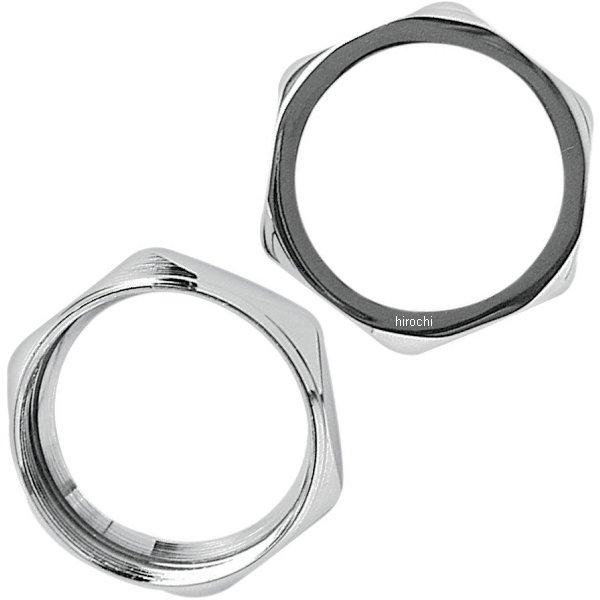 Machine インテークマニホールド ナット 40年-54年 シルバー (2個入り) 27052-40