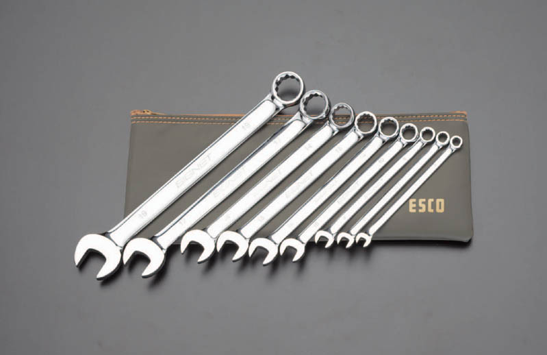 6-19mm 9本組片目片口スパナ