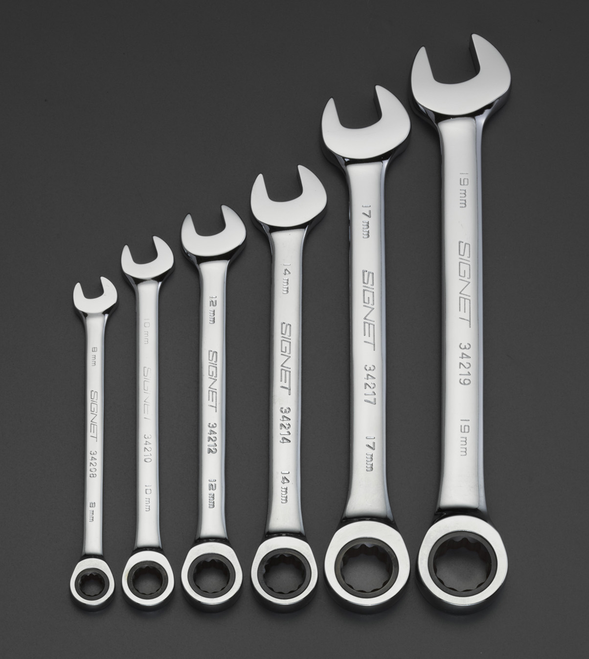 6本組 ギヤーレンチ(ラチェット)