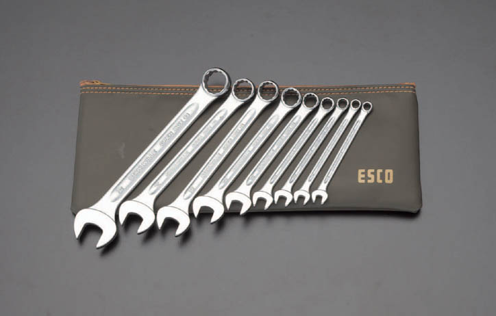 5.5-19mm 9本組片目片口スパナ