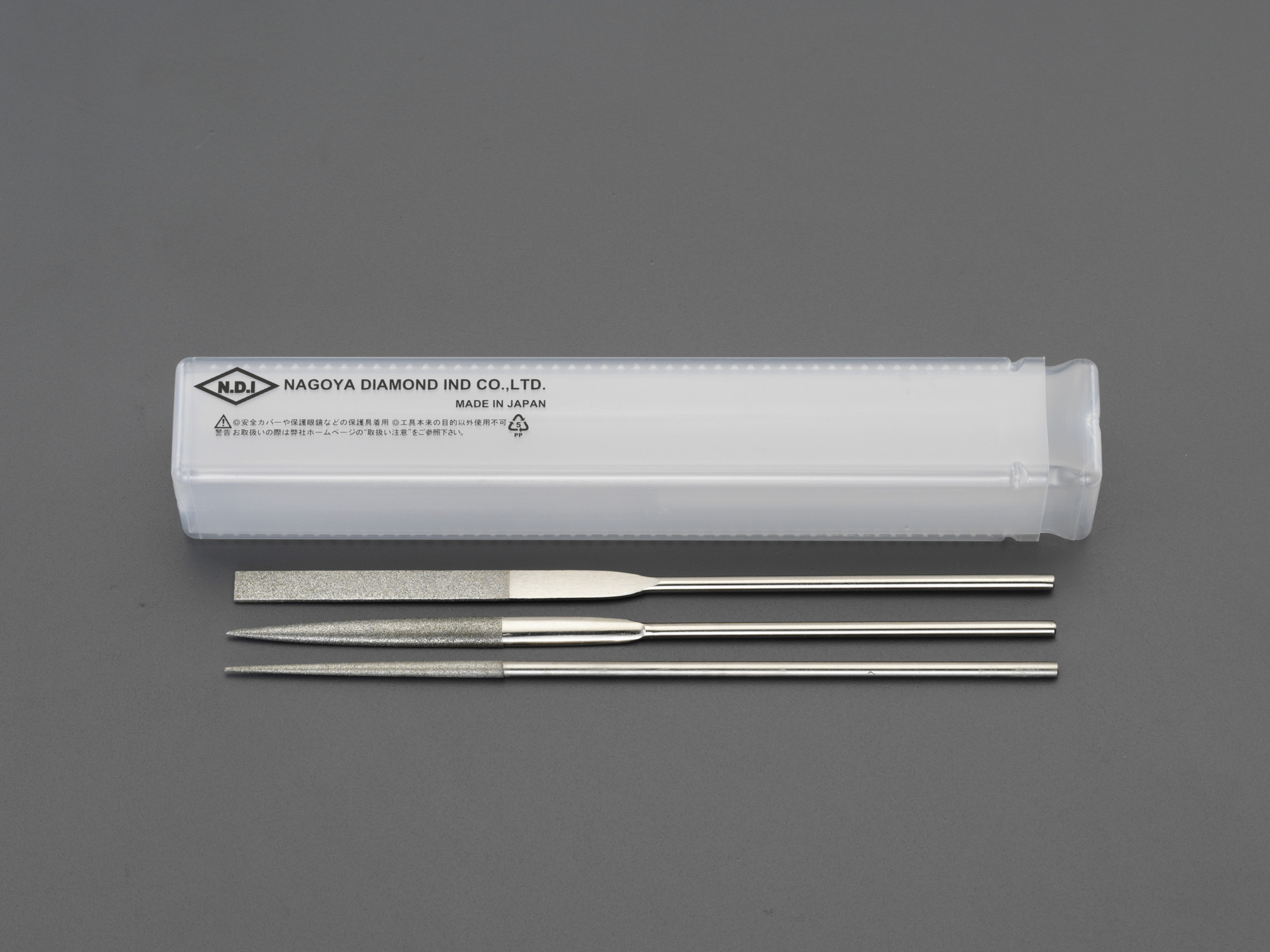 180mm ダイヤモンドやすり 精密・３種・３本組