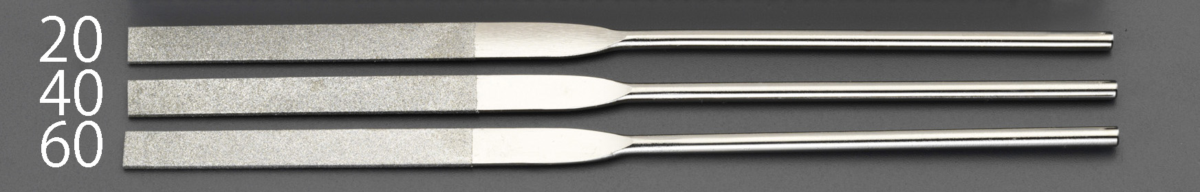 200mm/#400 ダイヤモンドやすり 精密・平