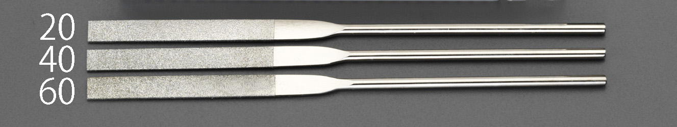 140mm/#400 ダイヤモンドやすり 精密・平