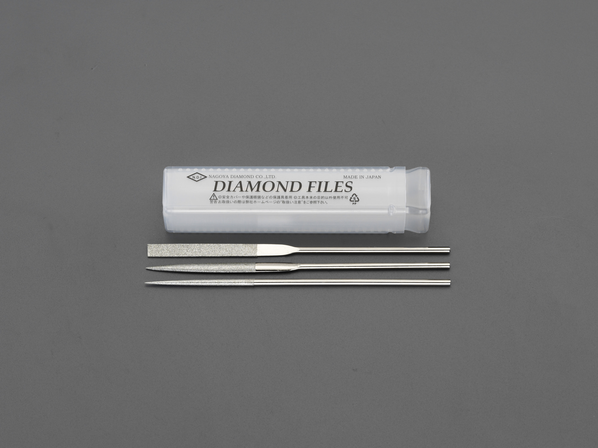 140mm/#600 ダイヤモンドヤスリ 精密・3種・3本組