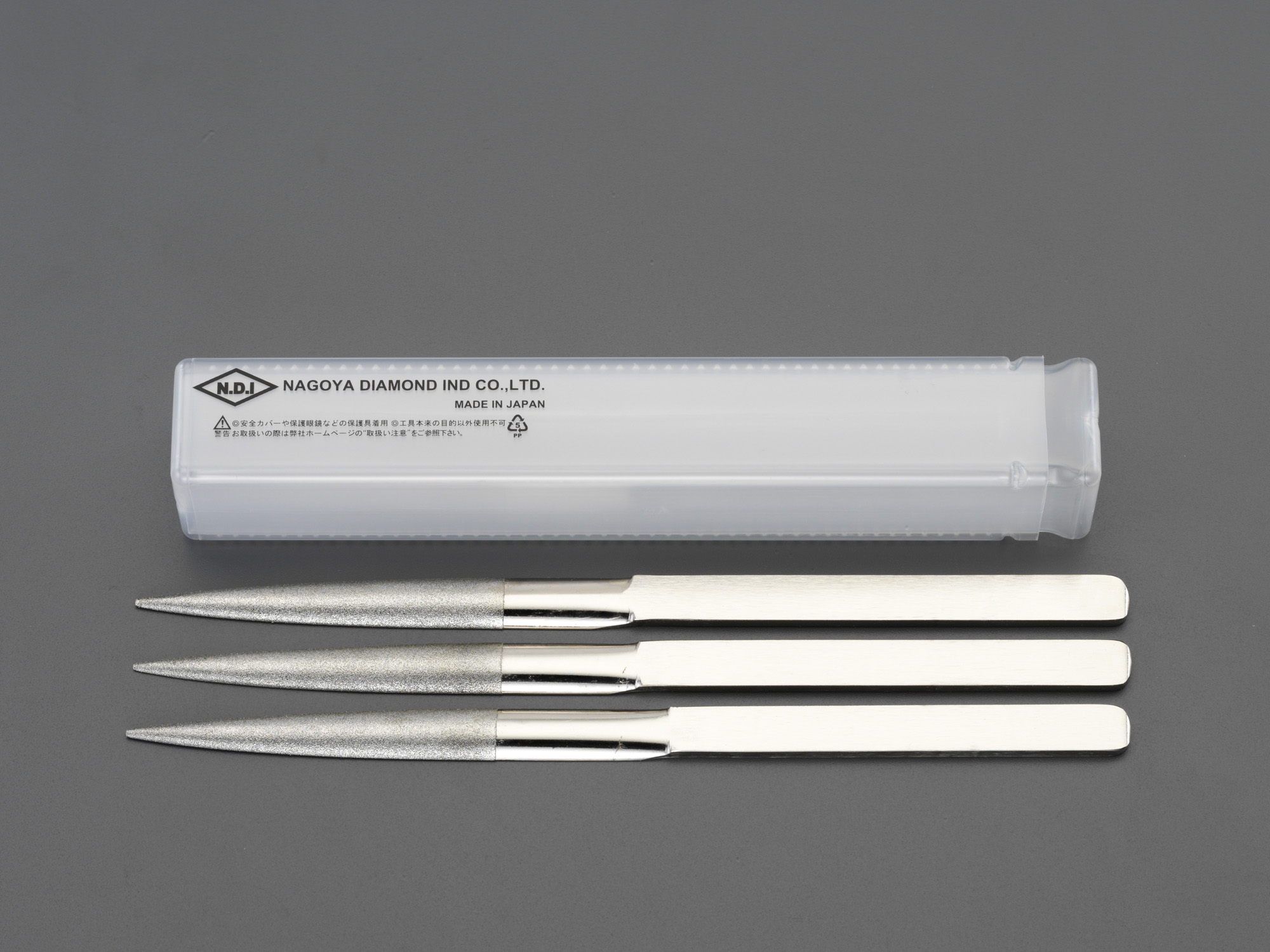 215mm ダイヤモンドやすり 半丸/3粒度・3本組