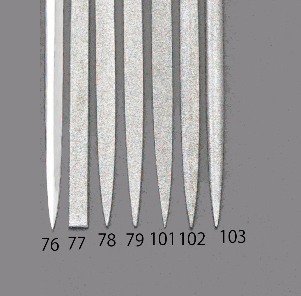 140mm ダイヤモンドニードル鑢 先細/粗目