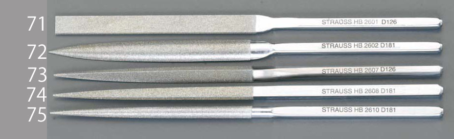 220mm ダイヤモンド ハビリスやすり 三角/粗目