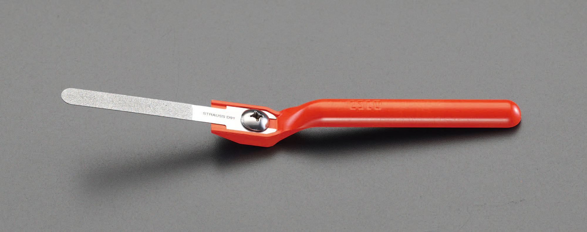 100x10x0.3mm/#140 ダイヤモンド鑢・柄付 薄刃