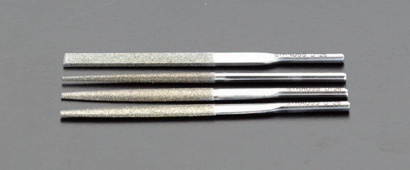 φ3.0 x 85mm ダイヤモンド鑢 丸・ショート/#200