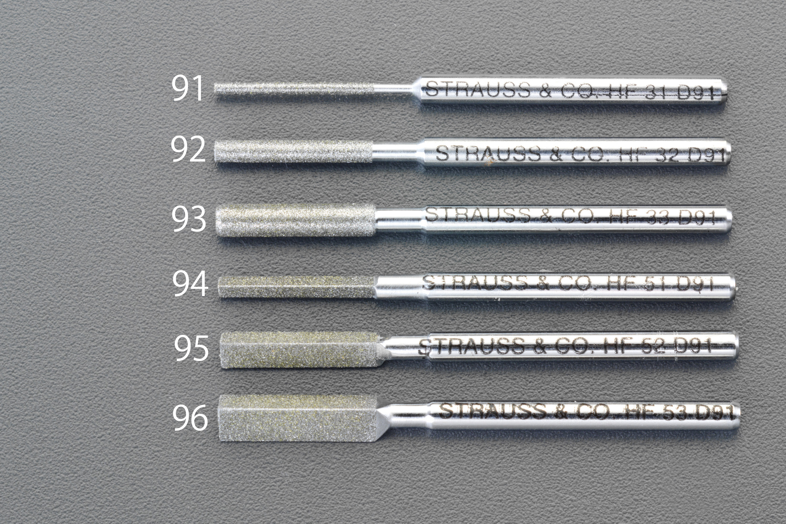 2.3 x 50mm ダイヤモンド鑢 三角・ショート/#200